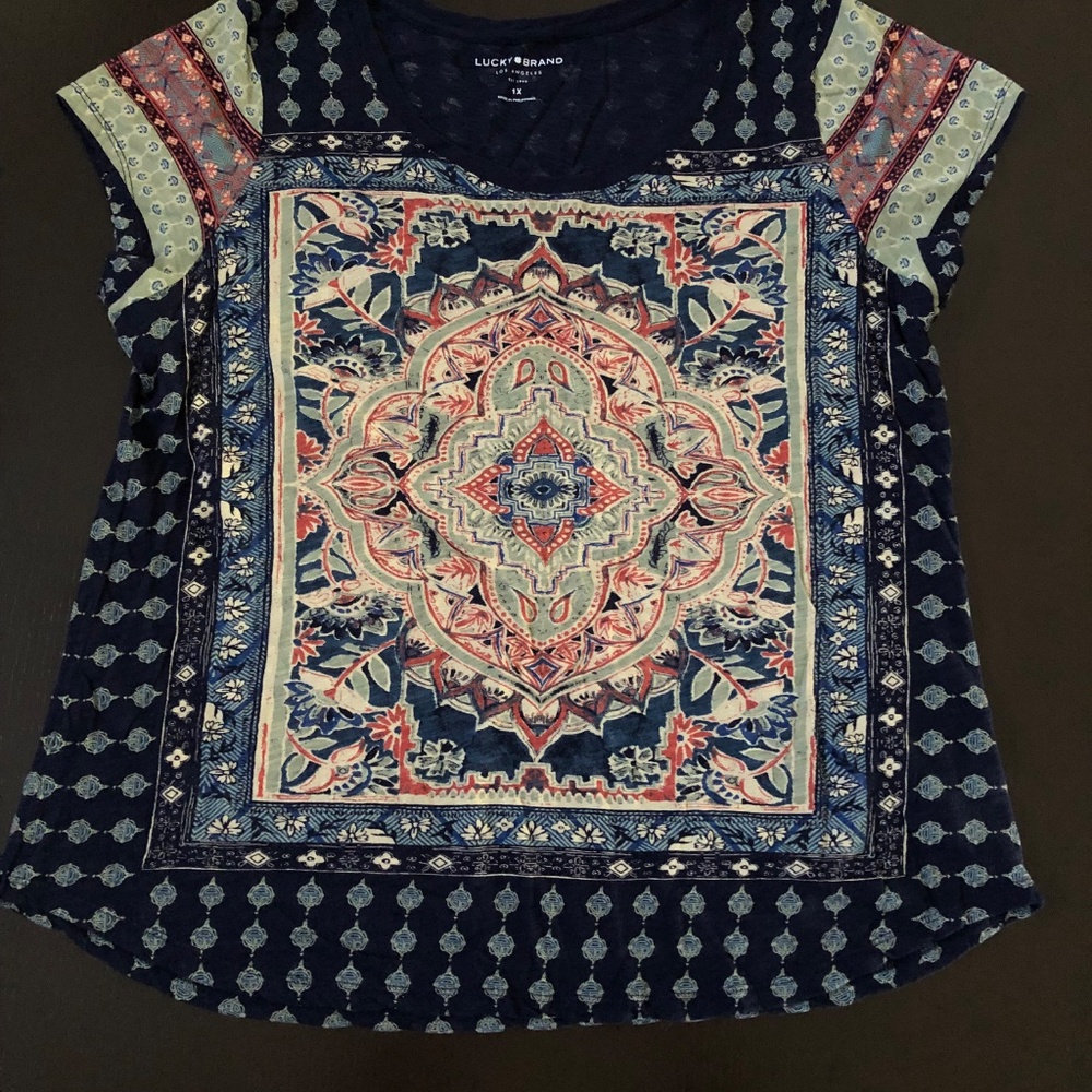 Womens' Top by Lucky Brand, 1X, VGUC - Picture 3 of 6